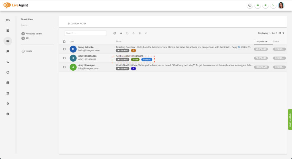 Oznake univerzalne prijemne kartice