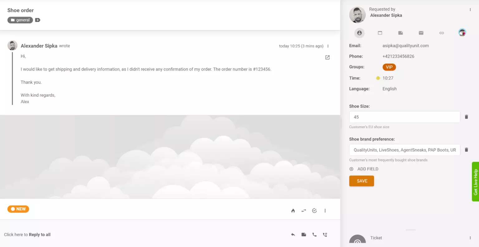 liveagent-customizable-contact-fields-in-ticket