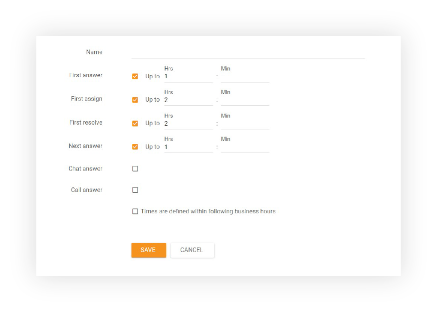 SLA razina u LiveAgent-u