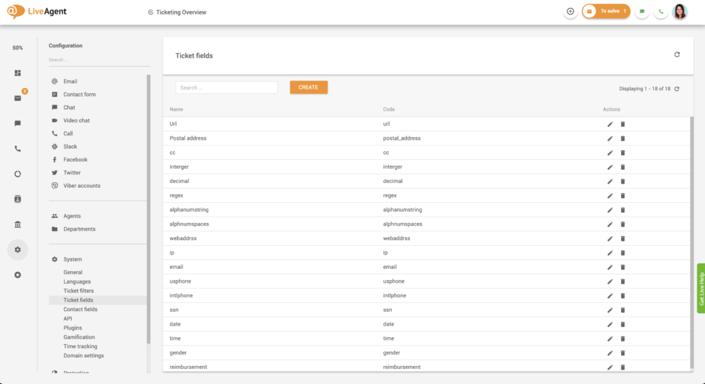 Primjeri polja za kartice