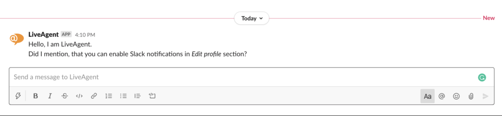 Hitan obavijest u Slack-u