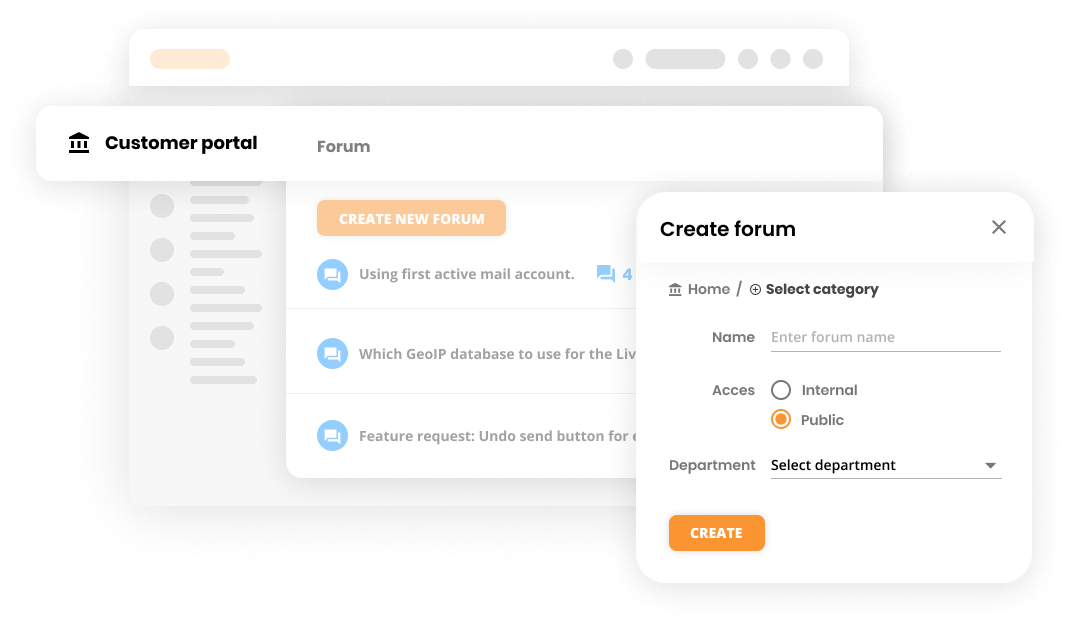 Forum kupaca u softveru za portal kupaca - LiveAgent