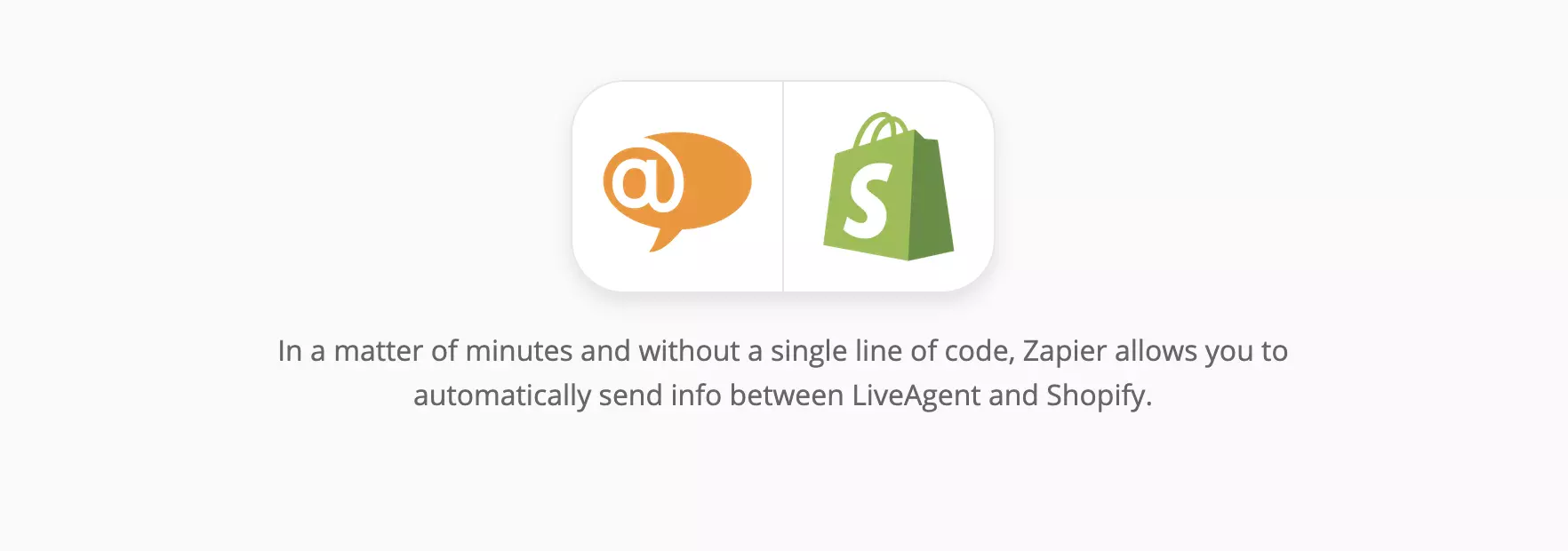 LiveAgent i Shopify stranica integracije na Zapier