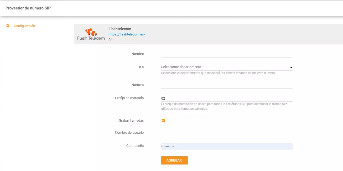 Flash Telecom vjerodajnice