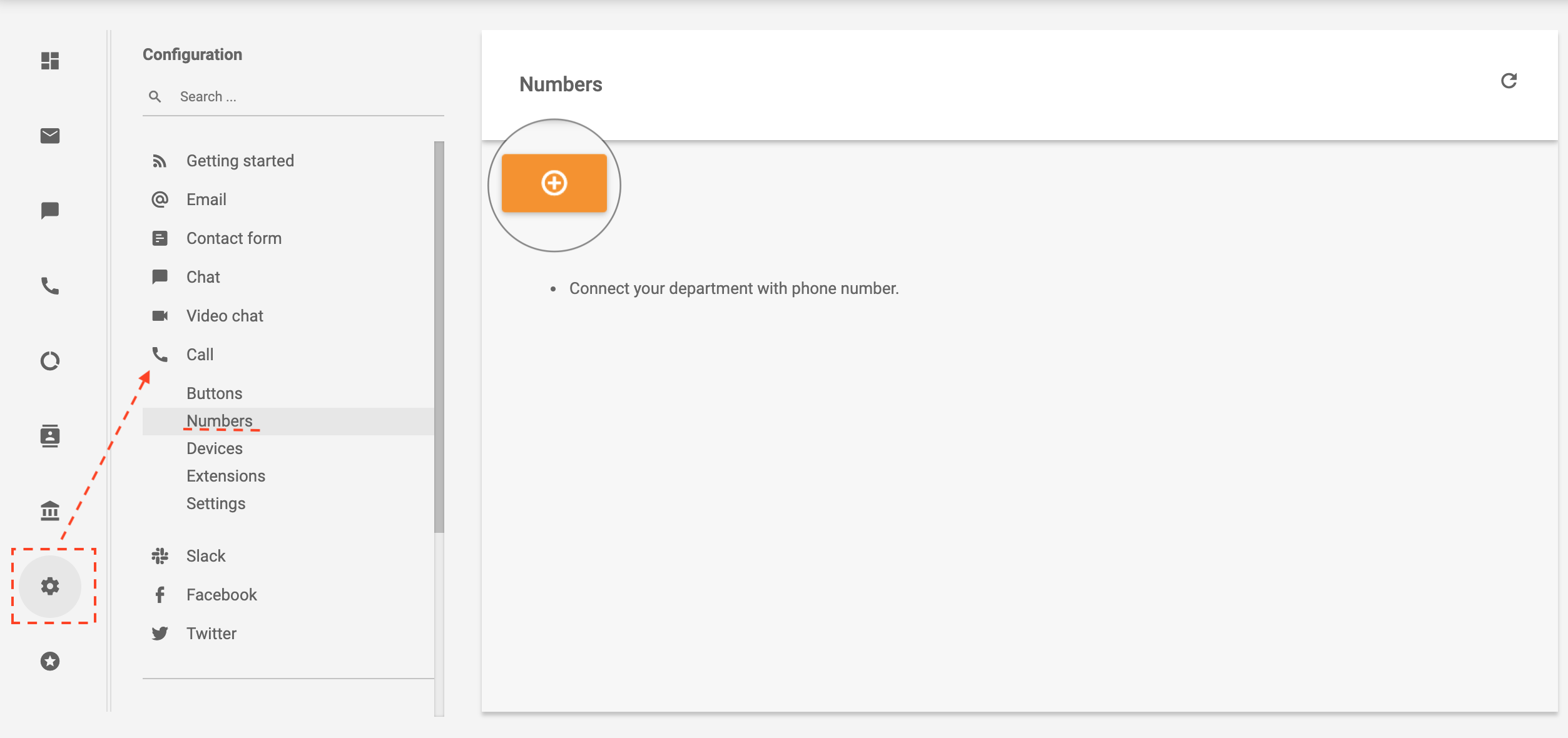 DID Logic integration navigation in LiveAgent