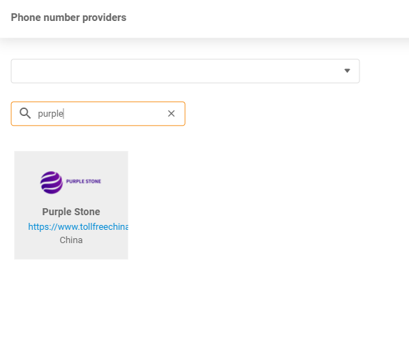 Purple Stone pružatelj