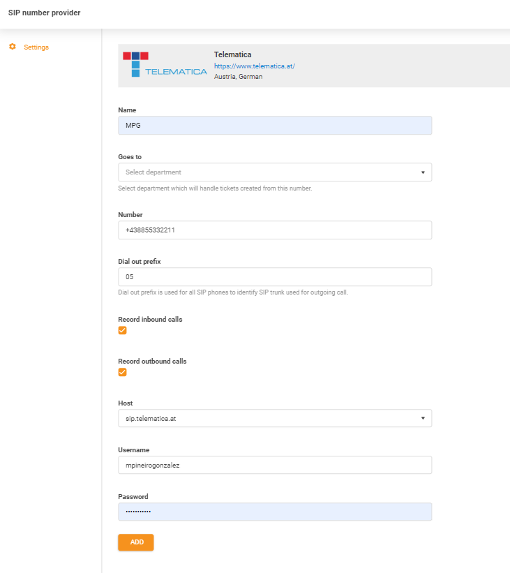 Telematica vjerodajnice