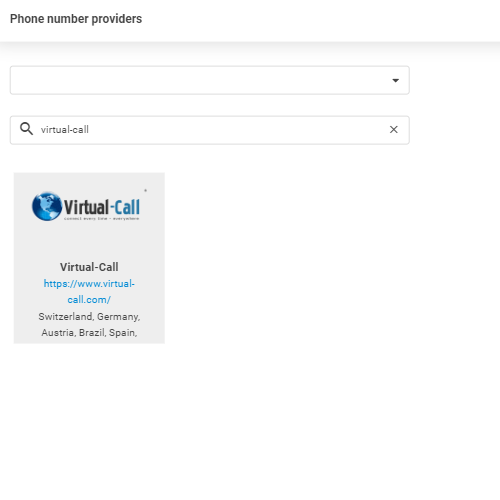 Virtual-Call pružatelj