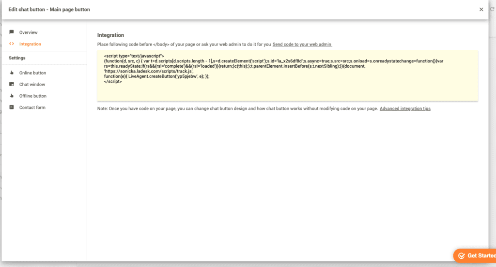 Kreirajte i prilagodite novi gumb za chat u LiveAgentu
