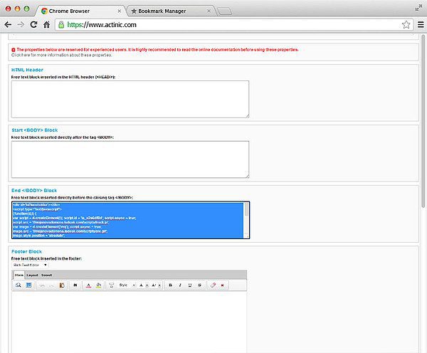 Oxatis LiveAgent integracija postavljanja