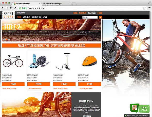 Oxatis LiveAgent live chat integracija