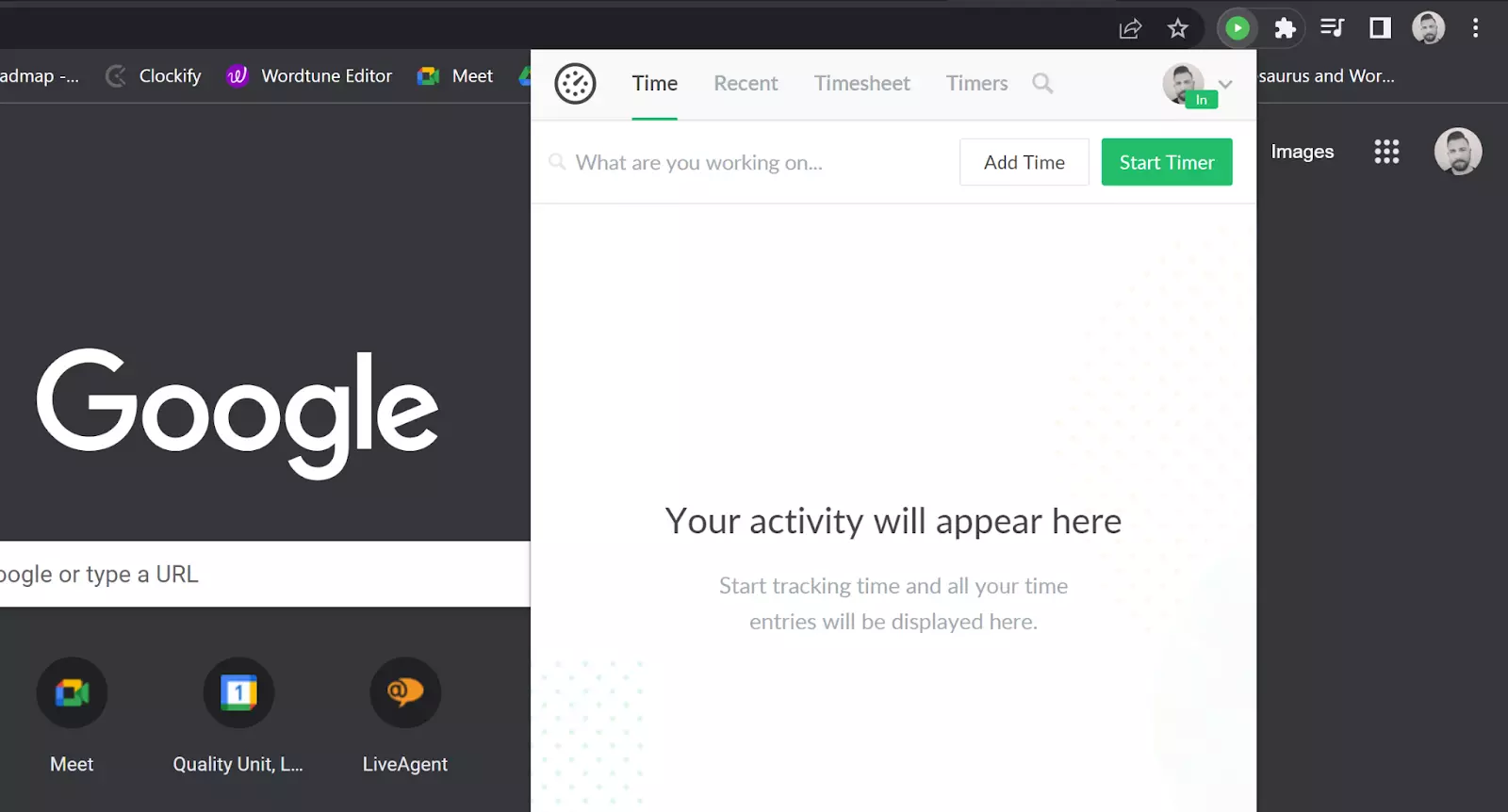 Everhour praćenje vremena proširenje