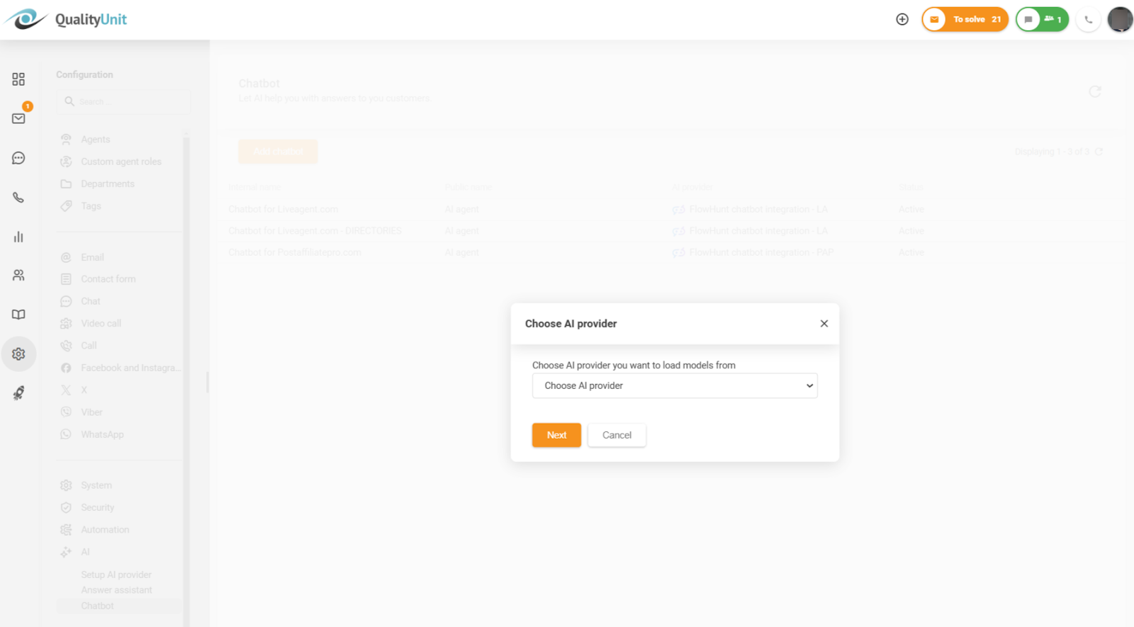 Odabir AI chatbot pružatelja