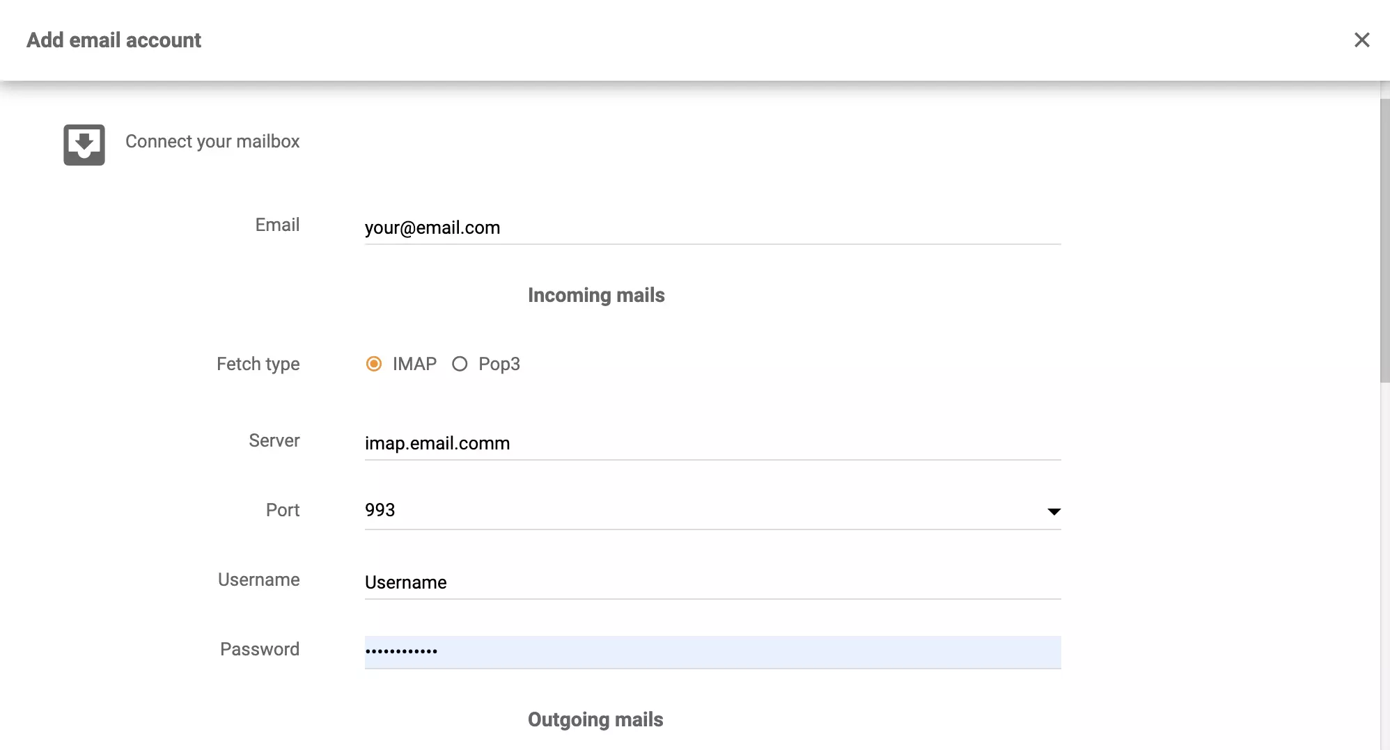 Konfiguracija integracije hMailServer-a u LiveAgent-u