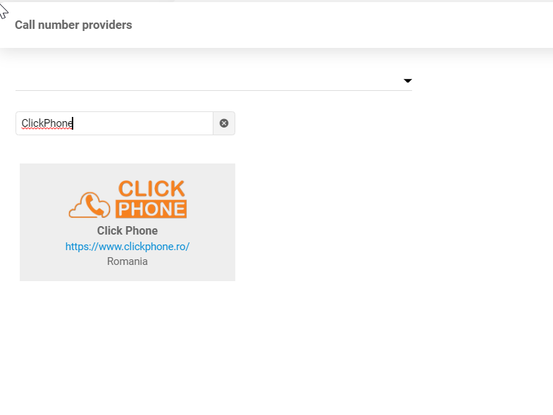 ClickPhone добављач