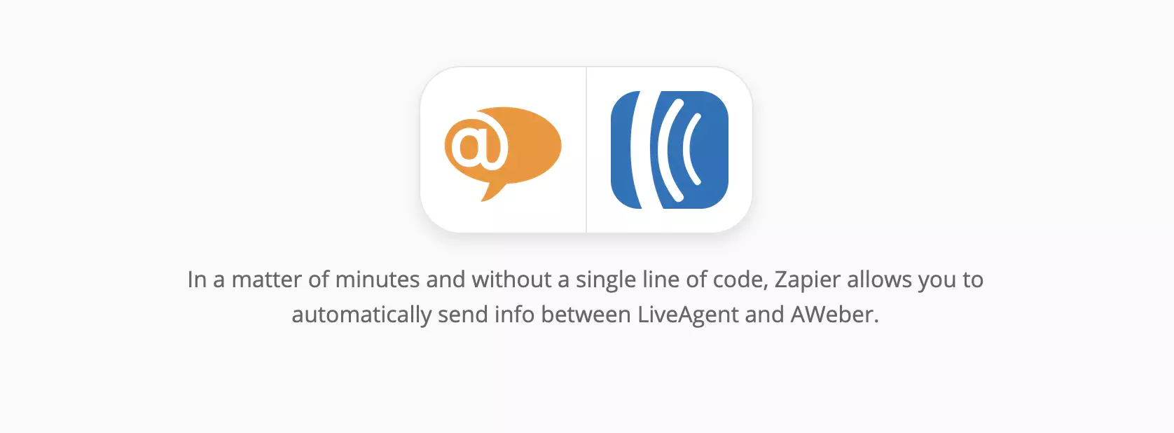 Stranica integracija LiveAgenta i AWebera na Zapier-u