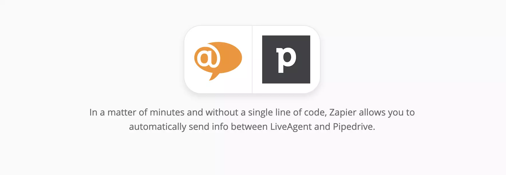 Stranica integracija LiveAgent i PipeDrive na Zapier