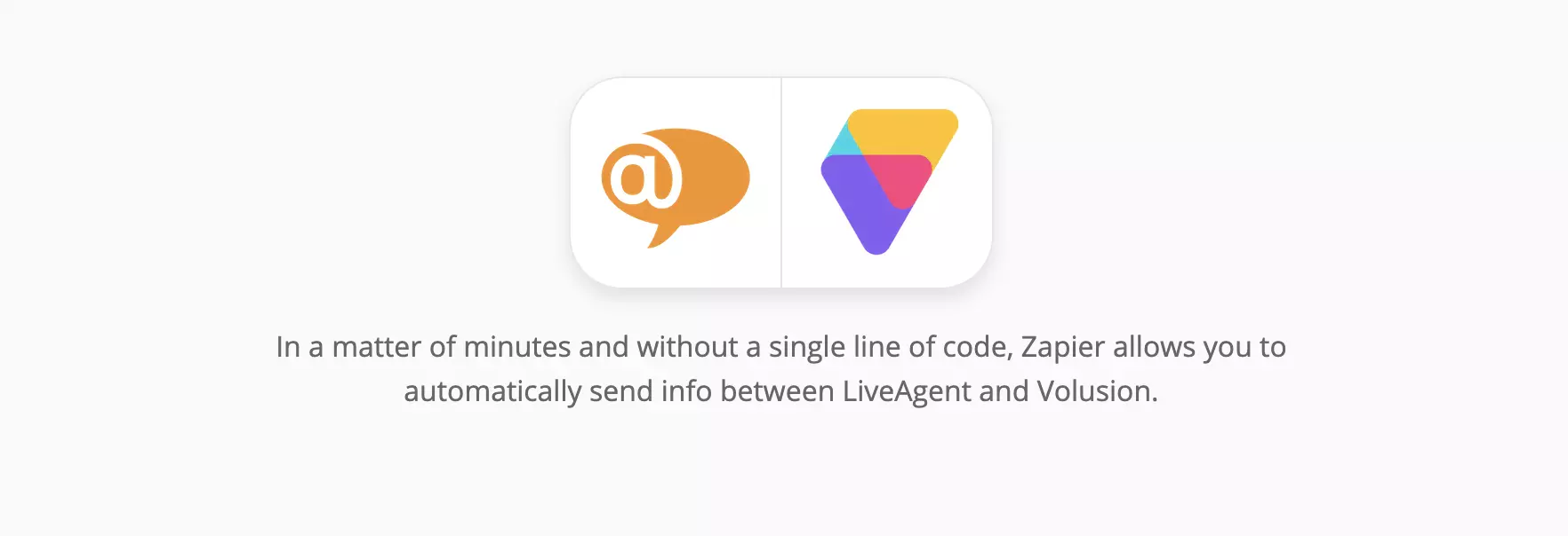 LiveAgent i Volusion integracija na Zapier