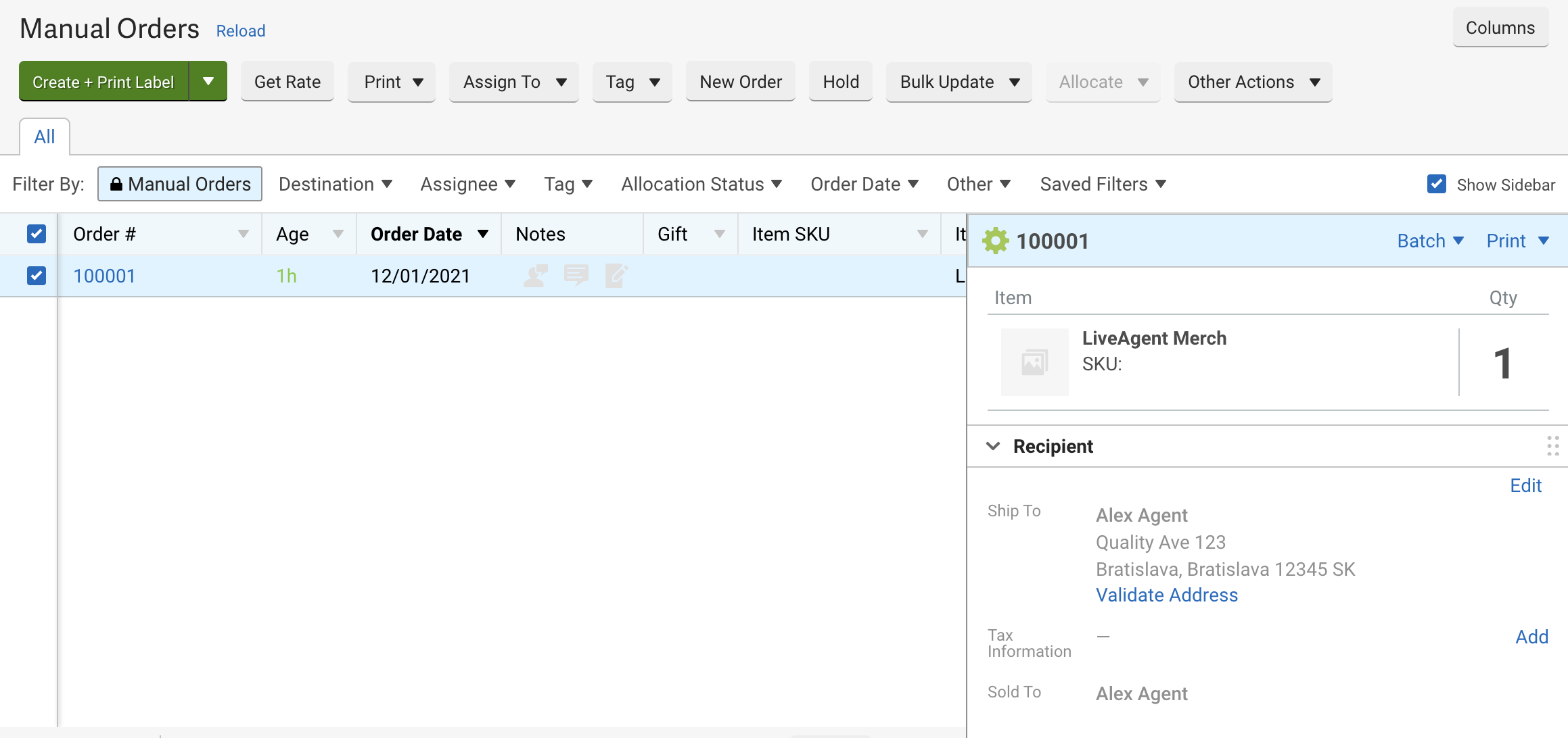 Nova narudžba kreirana u ShipStation-u