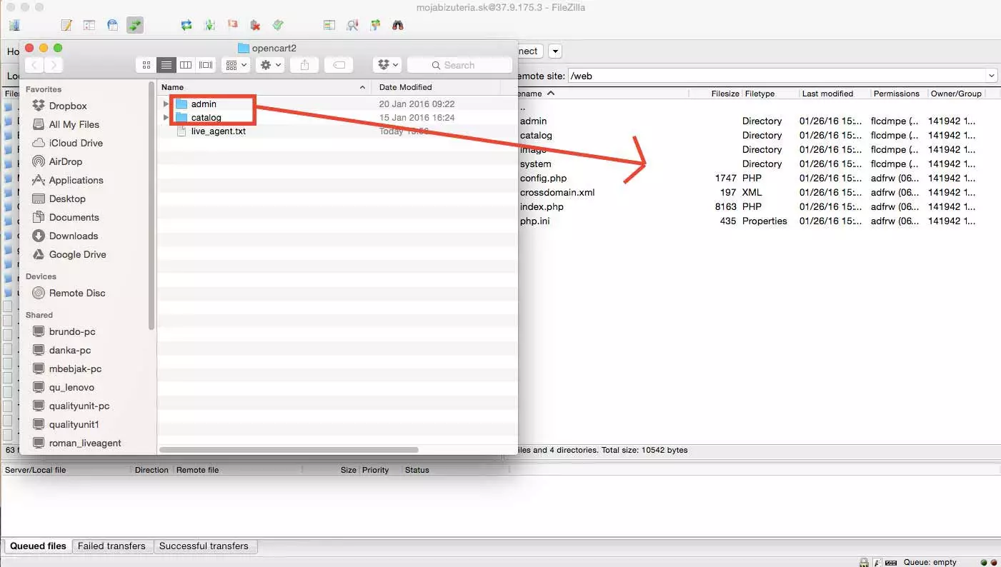OpenCart LiveAgent integracija - Učitavanje datoteka