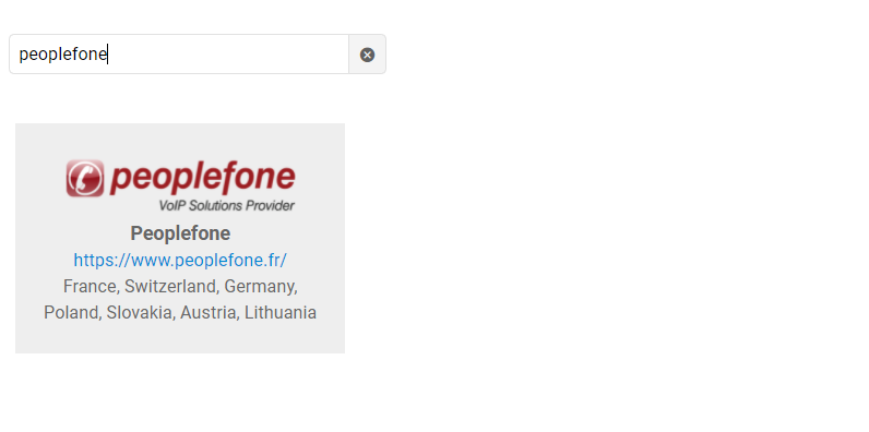 Odaberite Peoplefone