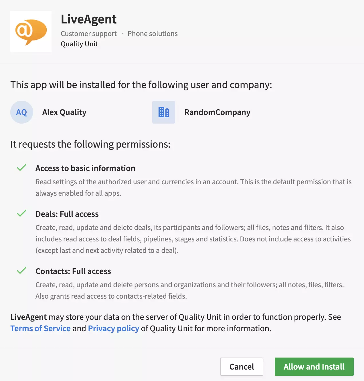 Instalirajte PipeDrive plugin za LiveAgent