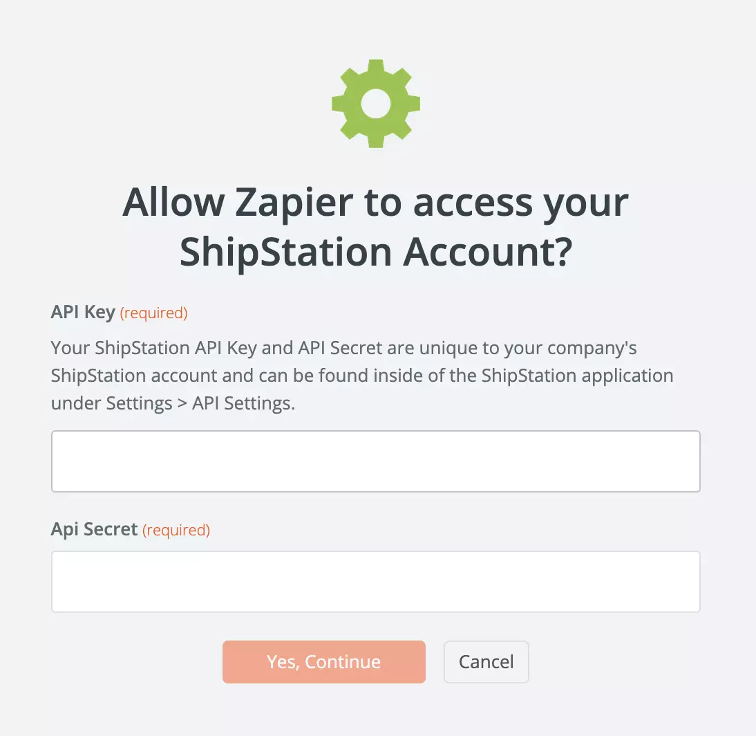 ShipStation API postavke