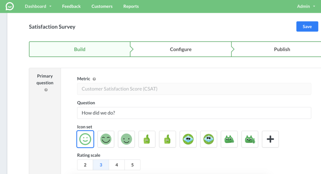 Kreiranje prilagođene ankete u Simplesat-u