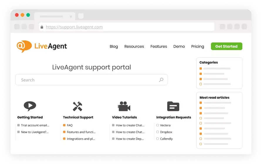 Softver za portal kupaca - LiveAgent