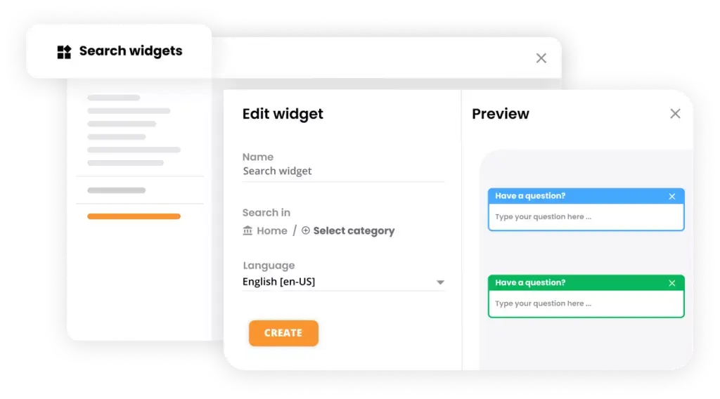 Widget za pretraživanje