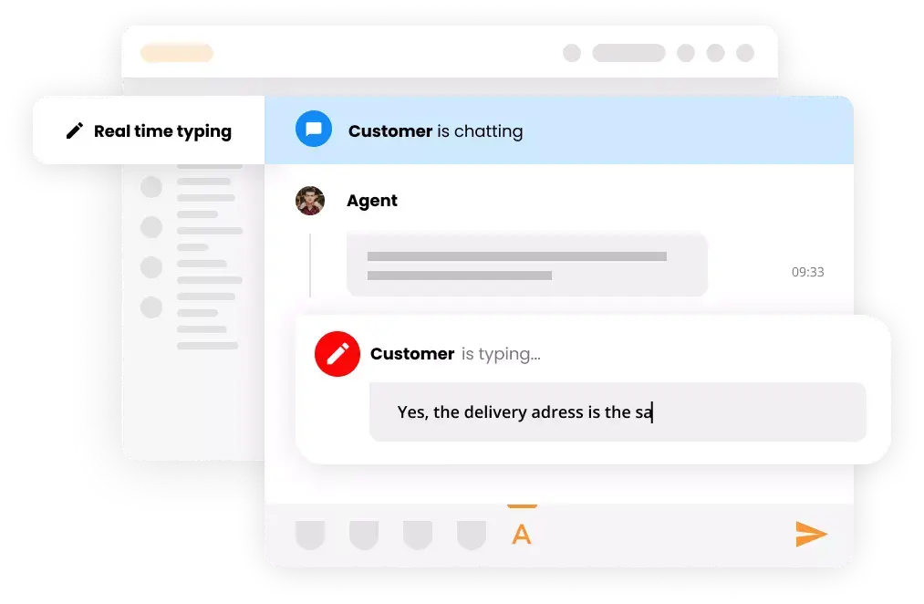 Prikaz tipkanja u realnom vremenu