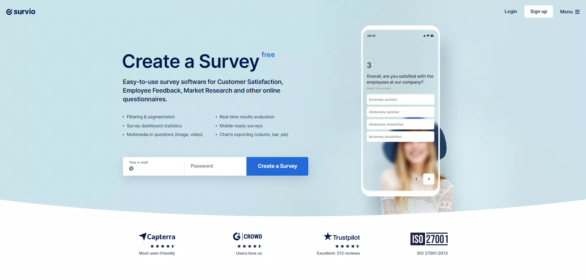 Početna stranica Survio