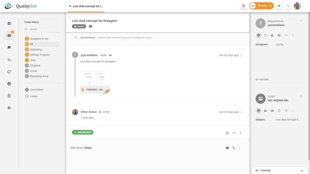 Upravljanje pritužbama na Instagramu