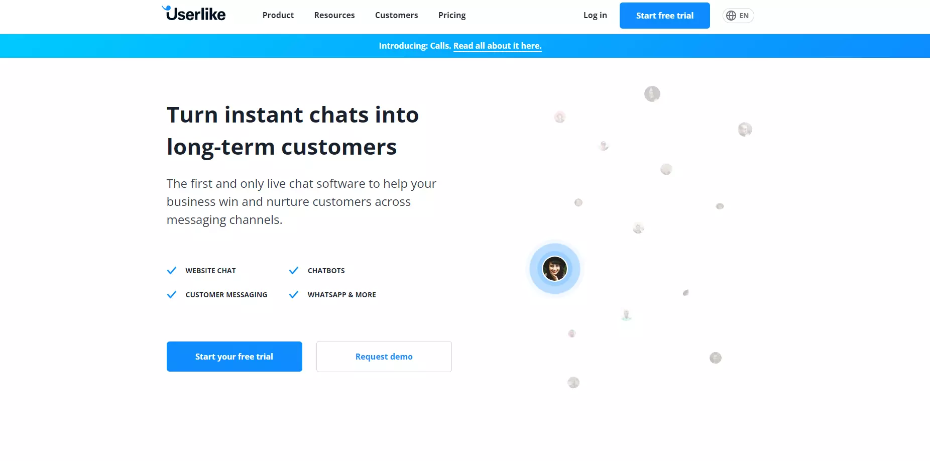 Početna stranica Userlike